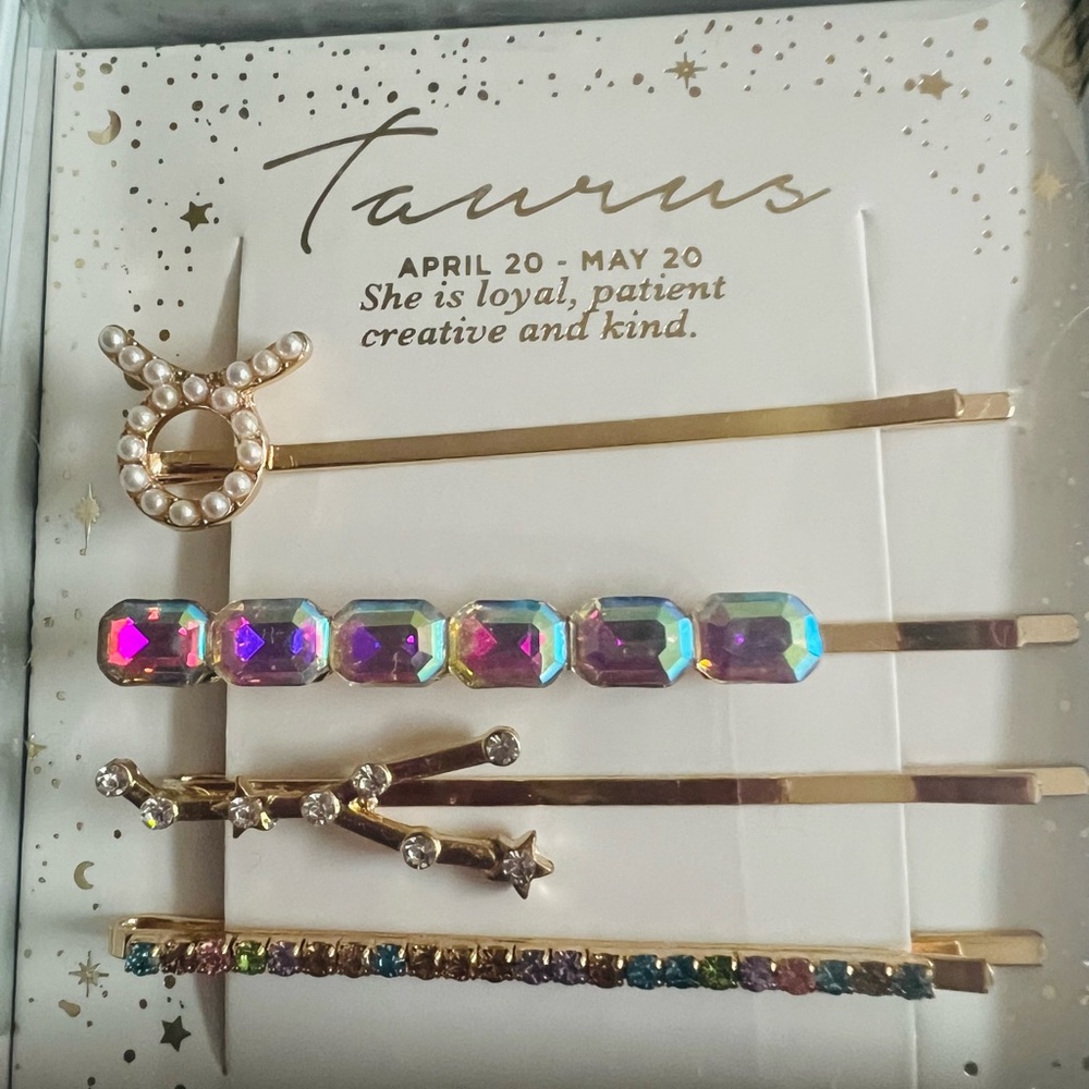 ZODIAC HAIR ACCESSORY SET 4 Pack.